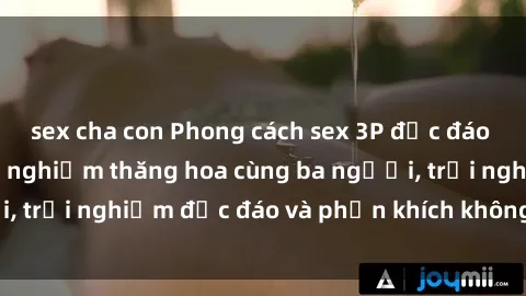 sex cha con Phong cách sex 3P độc đáo tại Việt Nam: Kinh nghiệm thăng hoa cùng ba người, trải nghiệm độc đáo và phấn khích không thể bỏ lỡ!